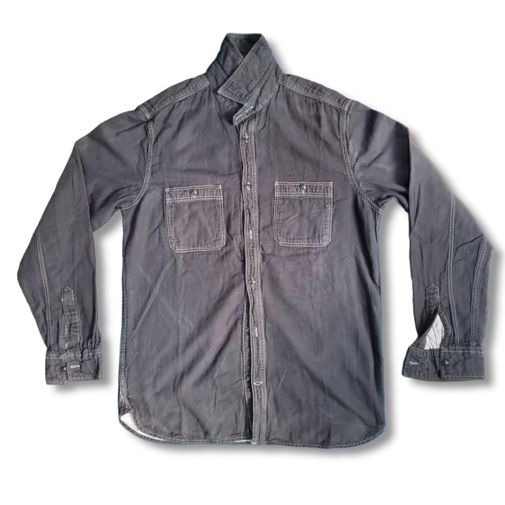Gap Button Down Shirt Navy Blue Size M